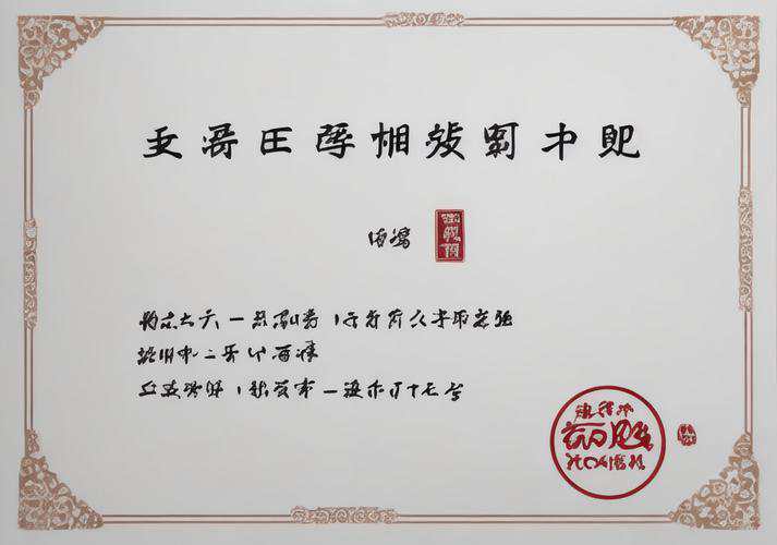 荣誉证书